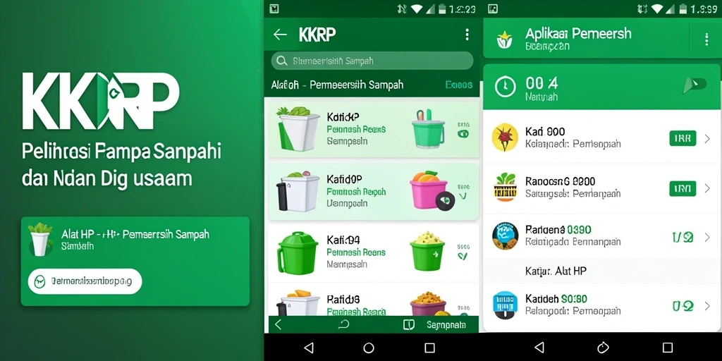 Tampilan antarmuka pengguna KKRP yang sederhana dan intuitif.