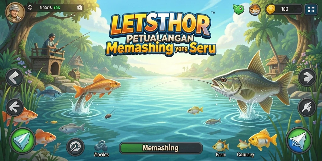 Antarmuka LETSTHOR yang menawan saat memancing di berbagai lokasi.