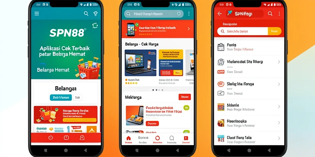 Tampilan antarmuka SPN88 yang mudah digunakan untuk cek harga.