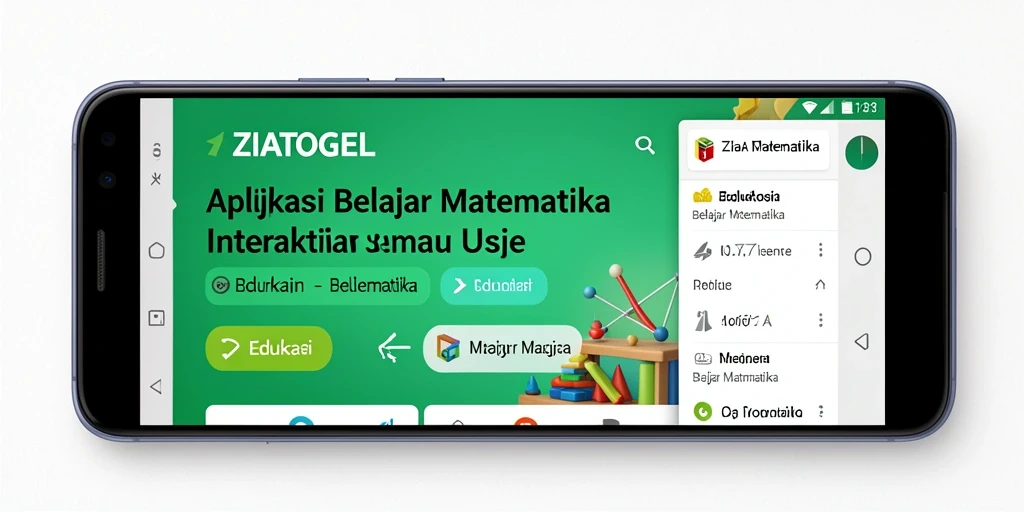 Tampilan antarmuka ZIATOGEL yang mudah digunakan dan menarik.